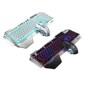 Keyboard Mouse Combos Durable Delicate Design K680 2 4G Wireless Gaming Rechargeable Backlit Mechanical Feel 231019