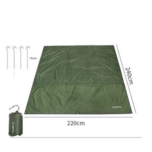 Açık pedler oxford açık kamp paspas pedi su geçirmez çift taraflı piknik çadır battaniye katlanabilir plaj mat zemin sayfası muşamba paspaslar 231018