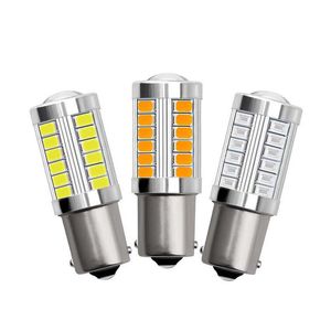 Motorcyle Lights 1156 1157 7443 3517 33 Led Bbs 5630 Smd Car Turn Parking Signal Light Brake Tail Lamps Dc 12V Drop Delivery