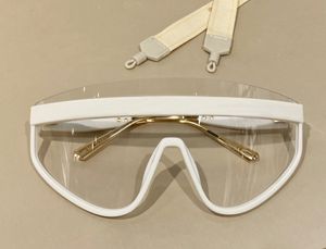 Kalkan sarısı güneş gözlükleri beyaz berrak lens kadın tasarımcı güneş gözlüğü tonları uv400 gözlük unisex