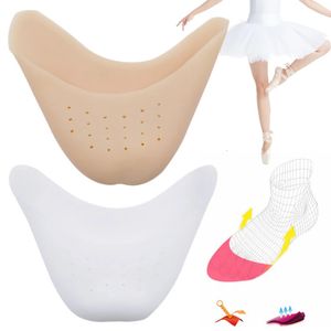 Accessori per parti di scarpe 2 pezzi Cuscinetti per copriscarpe in punta di piedi per danza classica Gel di silicone Protezioni per i piedi Solette Piedini antiscivolo Protettivi per la corsa 231019