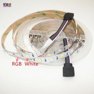 Şeritler 5m/Rulo DC12V 60LEDS/M SMD Karışık Renk RGBW RGB (Sıcak/Soğuk Beyaz) RGBWW RGBCW LED Strip 5PIN IP30/IP67 300 LEDS/ROLL