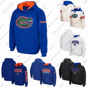 Erkekler Kolezyum Krem Stadyumu Atletik Kraliyet Florida Gators 2.0 Dantel Yukarı Keder Hoodie Herhangi bir İsim veya Sayı Siyah Beyaz Kadınlar Gençlik