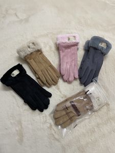 Großhandel Designer-Handschuhe für Herren und Damen, warmer Wickel-Fingerhandschuh mit wasserdichtem Reit- und Samt-Thermal-Fitness-Handschuh