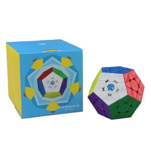 Волшебные кубики GAN Megaminx M 3X3 Магнитный магический скоростной куб без наклеек Профессиональные игрушки-непоседы Cubo Magico Puzzle Двенадцатисторонний куб 231019