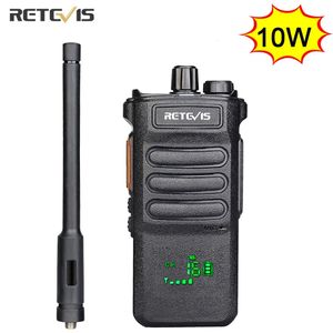 Walkie Talkie 10W Retevis Uzun Menzilli RT86 Walkie Talkies 1 PCS İki yönlü Radyo Güçlü Taşınabilir Radyo İletişimcisi Hunting 231019