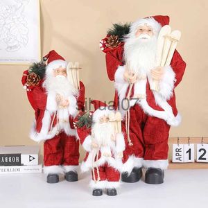 Decorações de Natal 60/45/30cm Grande Boneca de Papai Noel Ornamento em pé Boneca de estátua de Papai Noel 2013 Decoração de casa de Natal Presente infantil navidad x1020