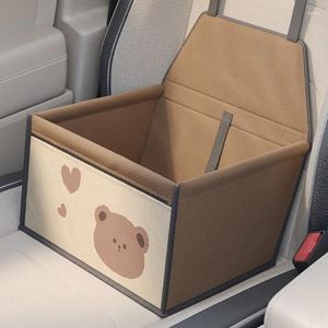 Assento de carro para transporte de cães, desenho animado, bolsa para viagem em oxford, capa segura para cães pequenos, à prova d'água