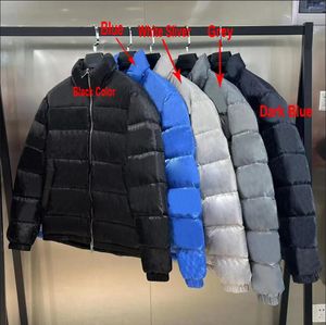 Jaqueta masculina preta branca azul cor puffer parkas roupas acolchoadas casacos de qualidade manter aquecido agasalhos crachá de proteção contra frio plus size casaco de pato branco