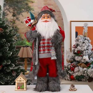 Kerstversiering Kerstman pop 60/45/30cm Nieuwjaar kindercadeaus Hotel Koffie Etalage Ornamenten Navidad Kerstversiering voor thuis x1020