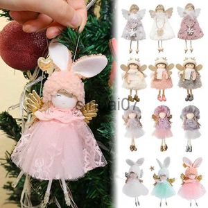 Noel Dekorasyonları Yeni Yıl 2024 Noel Melek Dolls Noel Ağacı Kolye Süsleri Navidad Noel Dekorasyonu Ev Hediyeleri Noel Dekor X1020