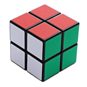 Decoraciones navideñas 2X2 Magic Cube 2 por 50 mm Velocidad Etiqueta de bolsillo Puzzle Juguetes educativos profesionales para niños H Jlljdu Drop Dhhaz