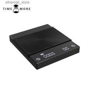 Bathroom Kitchen Scales TIMEMORE Basic Plus Black Mirror Pour Over Coffee and Espresso Scale Basic+ Electronic Q231020