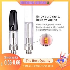 Nuovo E Liquid 0,5 ml / 1,0 ml Atomizzatore Vape vuoto D8 D9 D10 Vaporizzatore olio Kit Vape E Cig Serbatoio Pod Vapor Grande Vape monouso Cartuccia Vape in ceramica all'ingrosso