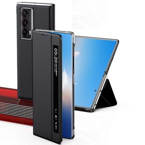 Официальный дизайн Smart View чехол для телефона из искусственной кожи для Honor Magic VS VS2 V V2 Высококачественная задняя крышка с Windows