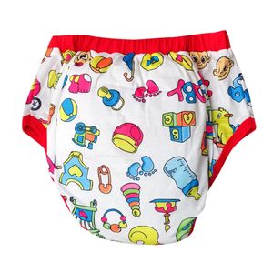 Adult Diapers Nappies Waterproof Adult Baby Traning Pants DDLG Reusable Nappies Adult Aloth Diaper Potty Underweaer Panties With Milk Bottle Pattern 231020