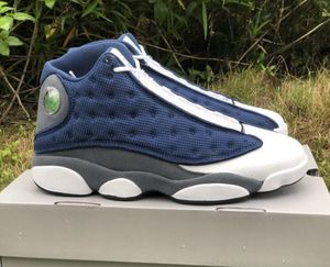 Scarpe da basket da uomo riflettenti Flint in vera fibra di carbonio 3M di alta qualità Flints Sneakers bianche blu con scatola