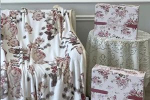 Luxuriöse Designer-Decke mit rosa Blumen-Buchstaben-Logo-Muster, europäische Heimdecke, warme Decke, Nickerchendecke, dekorative Decke mit Geschenkbox