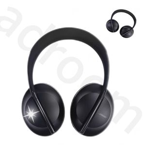 Kulaklıklar NC700 Kablosuz Bluetooth Kulaklık Gürültü, Spor Taşınabilir Kemer Deri Çantası Katlanabilir Çift Taraflı Stereo
