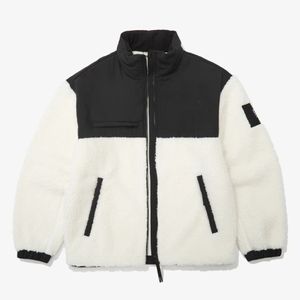 Frauen Männer Stehkragen Outdoor Winddicht Warme Fleece Jacke Lose Lamm Fleece Paar Verdickte Jacke Oberbekleidung Stickerei Logo Marke