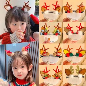 Hair Accessories Clip Kerst Natale Kids Haarband Weihnachten Cute Girls Klamra Wlosow Pince Cheveux Bands Barette Fille