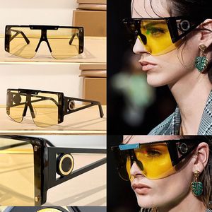 Erkek ve Kadın Tasarımcılar Güneş Gözlüğü Moda Modelleri Özel UV 400 Koruma Metal Bacaklar Çift Işın Çerçeve Açık Marka Tasarım Güneş Gözlüğü Goggles Ve4393