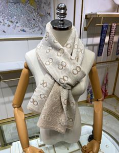 Дизайнерский женский кашемировый шарф, шарфы с буквенным принтом, мужские мягкие с бирками, осенне-зимние длинные шали, простой аксессуар в стиле ретро, размер 180 * 35 см