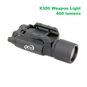 Taktik SF X300 Silah Işığı Ultra Yüksek Outport LED Tabanca Işık Tüfek Tüfek El Feneri Dokuma Alüminyum Alaşım İnşaatı