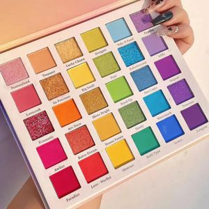 Eye Shadow 30 Colors Children Eye Shadow Stage Korean Makeup Pearly Matte Eyeshadow Palette Dream Rainbow Palettes Make-up for Women 231023