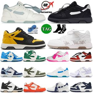 2023 New fashion Out of office designer platform shoes Off mens sneakers black white blue red yellow Runner skateboarding white designer sneakers jogging size 36-45