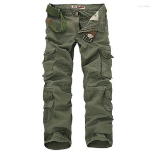 Men's Pants Men's Fashion Military Cargo Men Loose Baggy Tactical Trousers Oustdoor Casual Cotton Multi Pockets Big Size