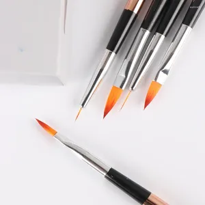 Nail Art Kits Francês Stripe Liner Brush Set Desenho Pintura Flor para Aquarela Óleo Escovas Macias Ferramentas de Manicure