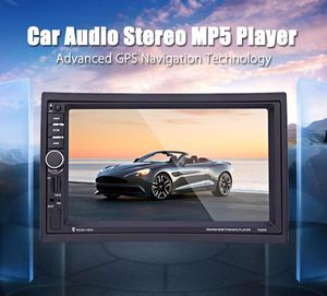 Car Audio Stereo Android12 Double Din GPS Navigation Bluetooth Voice Steering Wheel Control Full Touch Screen 7 Inch Receiver Mirr2482 ZZ