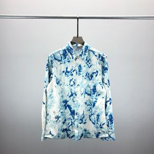 Tasarımcı Erkek İş Gömlekleri Moda Lüks Rahat Gömlek Klasik Ceket Uzun Kollu Parti Erkek Kıdemli Beyaz Siyah Giysiler Top Bahar ve Sonbahar Asya Boyut ZPM-XXXL