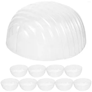 Kolye Kolyeleri 10 PCS Şapka Tutucu Beyzbol Ekranı Stand İç Destek Neto Clear PVC şekillendirici kapak