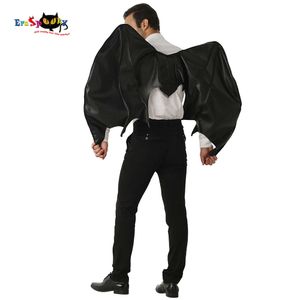 cosplay eraspooky vintage siyah dinozor kanatları cosplay cadılar bayramı kostüm yetişkin deri yarasa ejderha kanadı karnaval partisi propscosplay