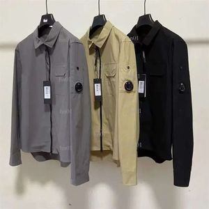 CP C0Mpany Naylon Marka Erkekler Topstoney Ceketleri Klasik Yüksek Kaliteli 2 İşlemeli Rozet Stili Gündelik Gevşek Erkekler Ceket356