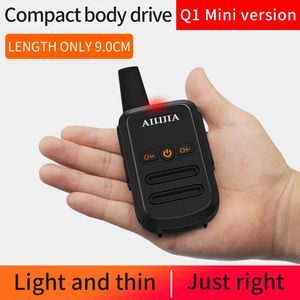 Walkie Talkie Mini Walkie Talkie Ailijia Q1 Taşınabilir İki Yönlü Radyo Comunicador Uzun Menzilli Çocuklar Walkie-Talkie El Business 231023