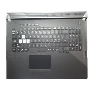 Клавиатура подставки для рук для ноутбука ASUS G731GU-1A, новый черный чехол с подсветкой и сенсорной панелью NE Nordic 90NR01T1-R32ND0 V185062BE1 NE