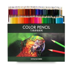 Boyama kalemleri 121824364872 Renkler Ahşap renkli kalemler lapis de cor sanatçı boyama yağ renkli kalem okulu çizim eskiz sanatı 231023