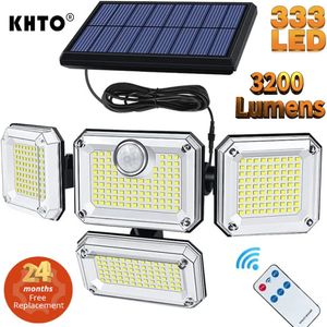 Garden Decorations Solar Lights Outdoor 500w IP65 Waterproof Solar Wall Lights Outdoor 3 Modes Solar Motion Sensor Security Light for Garden Yard 231023