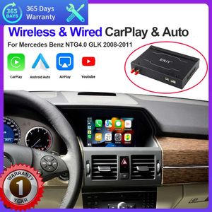 Новый автомобильный беспроводной CarPlay для Mercedes Benz NTG4.0 GLK W207 E Coupe W212 E Class W204 C Class SLS с зеркалом Android Auto Functions