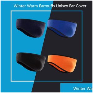 Hair Band Fashion Soft Bands For Women Warm Earmuffs Unisex Ear Er Elastic Headband Outdoor Sport Warmers Drop Delivery Products Acce Dh8Ky