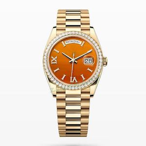 2023 Lüks Kadın Saatler Saatler Yüksek Kaliteli Tasarımcı Saat Marka Logosu Kutu Yüksek Kaliteli Otomatik Erkekler Paslanmaz Lüks Saat Erkek Diamond Watch L5