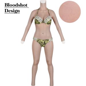 Catsuit Costumes Silicone Bodysuit Vagina Pants Fake Boobs Full Body Suit for Drag Queen Transgender Shemale Breast Forms Crossdresser