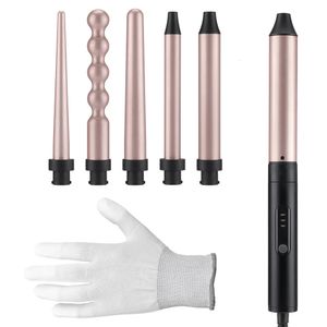 Curling Irons 6 in 1 Hair Waver Iron 30s Fast Heating Automatic Temperature Care Curler for Women Styling Appliances Rollers 231023