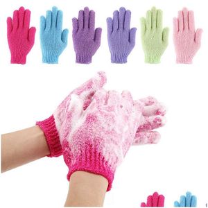 Bath Brushes Sponges Scrubbers Exfoliating Shower Bath Gloves Brushes For Spa Mas And Body Scrubs Dead Skin Cell Solft Suitable Men Dhiz1
