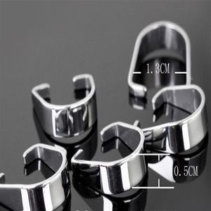 1000pcs 13mm Bu parlatıcı paslanmaz çelik gümüş clasphooks mücevher aksesuarları diy kolye2941