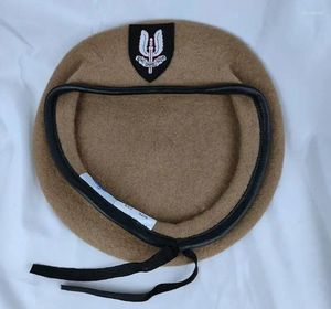 Береты Шерстяной берет цвета хаки специального назначения британской армии SAS Реконструкция военной шляпы SAS 