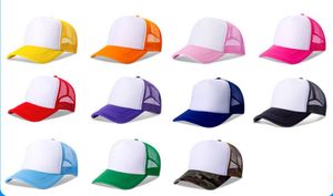 Amigo Summer Plain Trucker Mesh Hat Snapback Boş Beyzbol Kapağı Ayarlanabilir